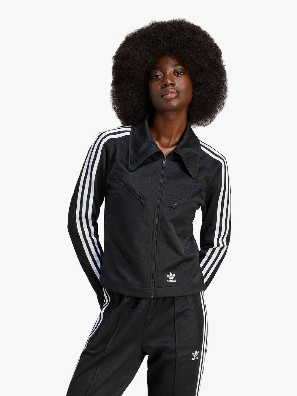 ADIDAS Felpa girocollo Montreal IU2524 donna cotone nero Offerta Anniversario
