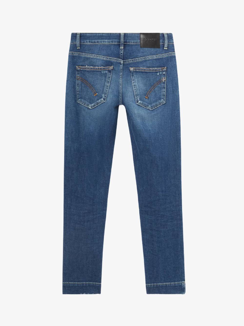 DONDUP Jeans Rose in cotone donna blu Vendita calda