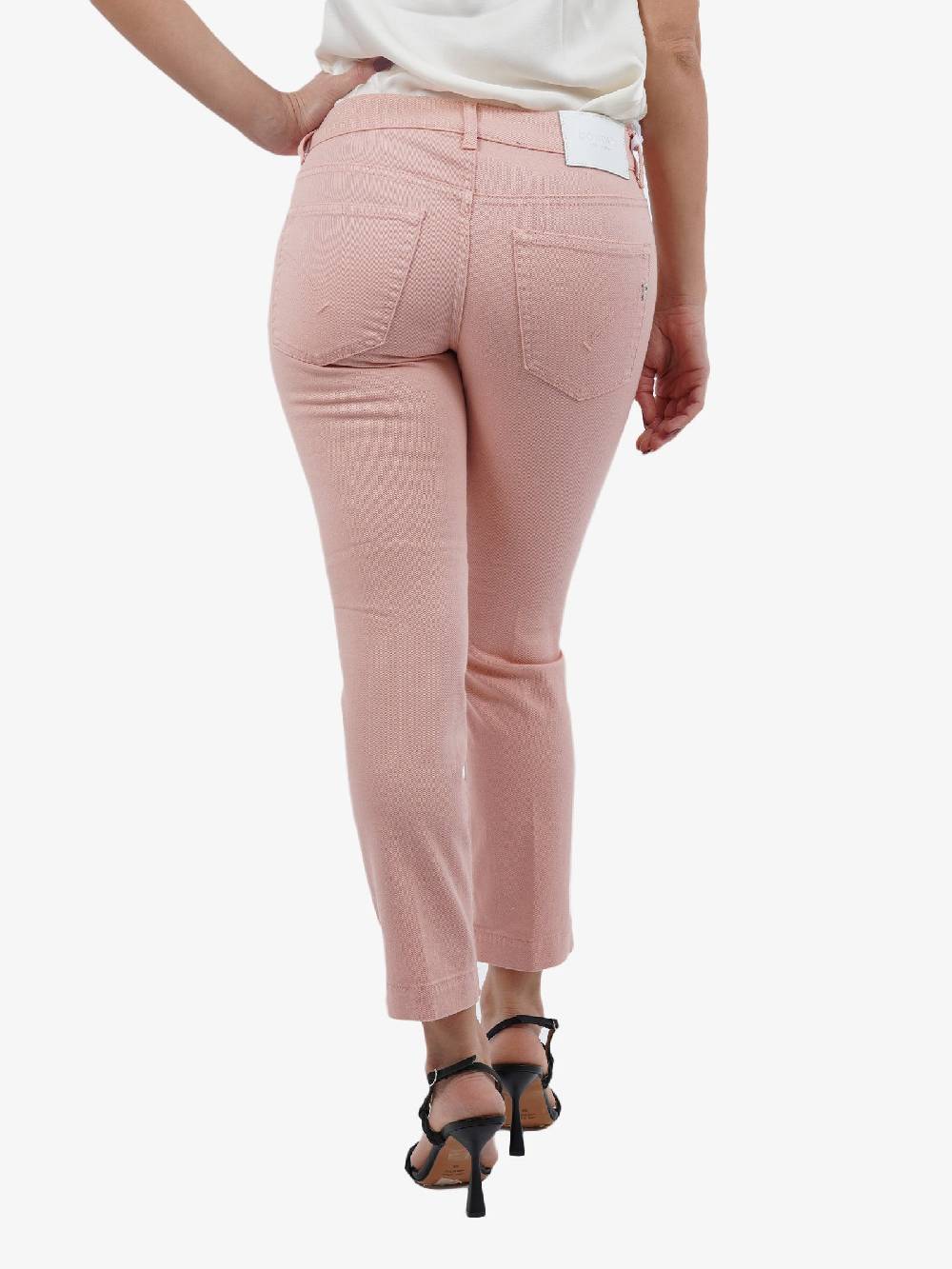 DONDUP Jeans Rose in cotone donna rosa Offerta migliore