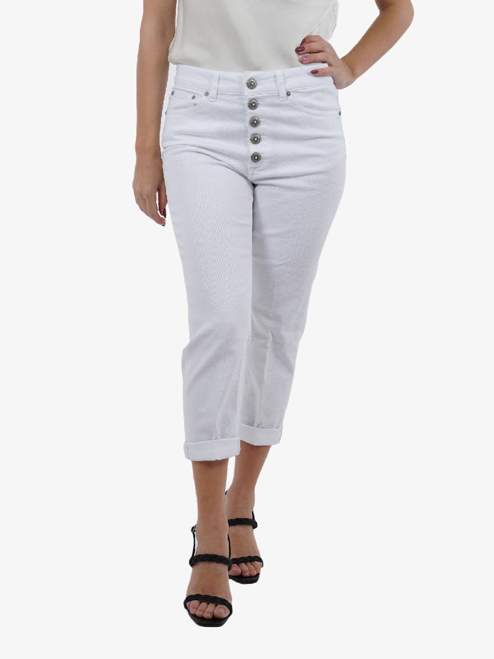 DONDUP Jeans Koons donna bianco Online Outlet