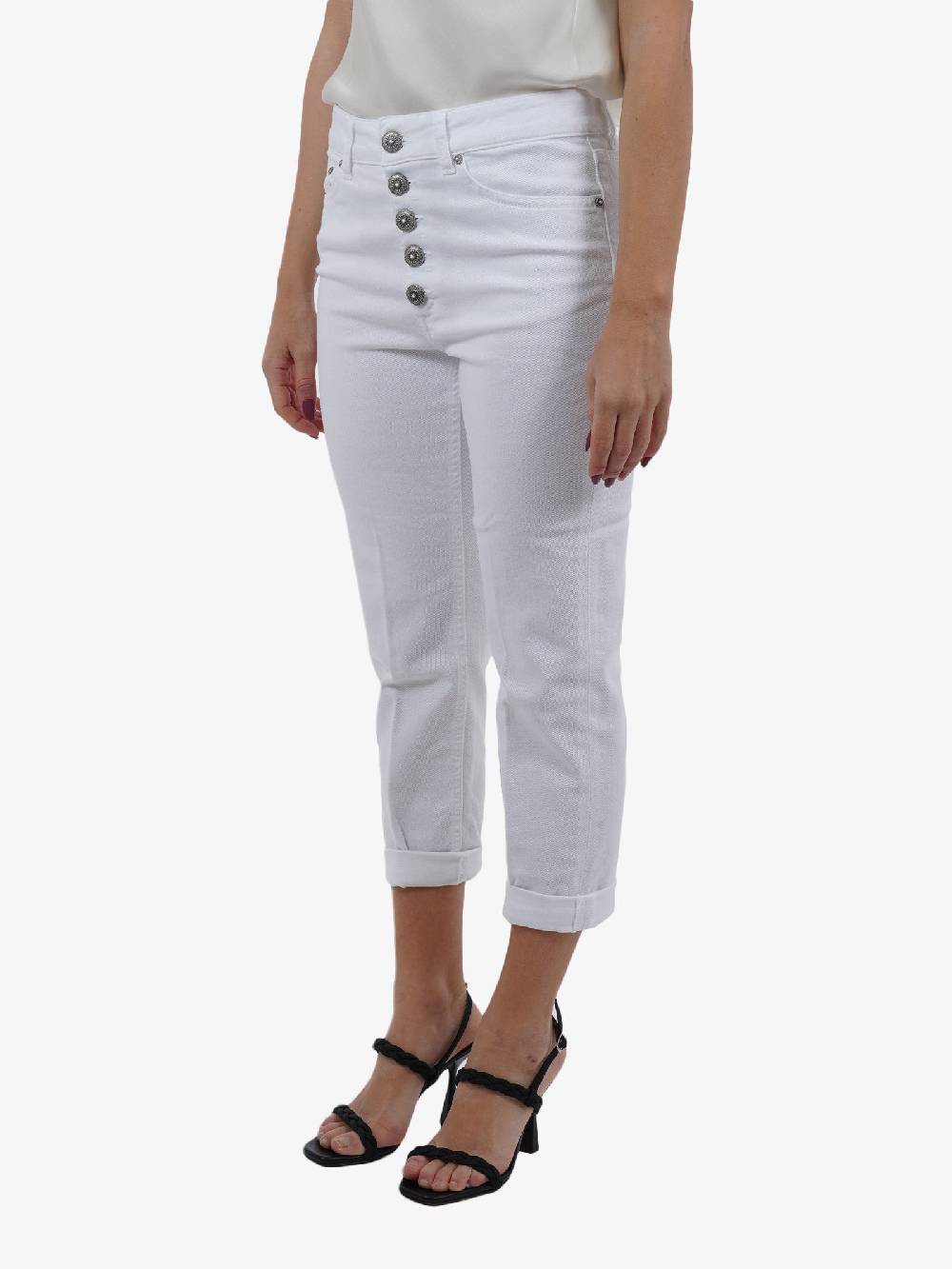 DONDUP Jeans Koons donna bianco Online Outlet