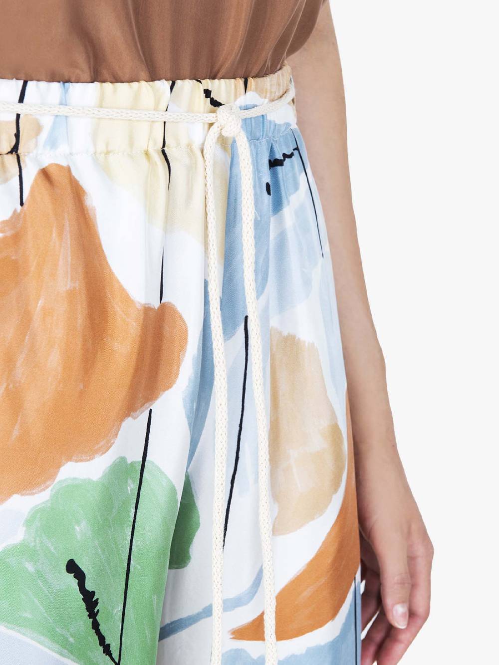 ALYSI Pantalone Eden a palazzo donna multicolor Grandi sconti