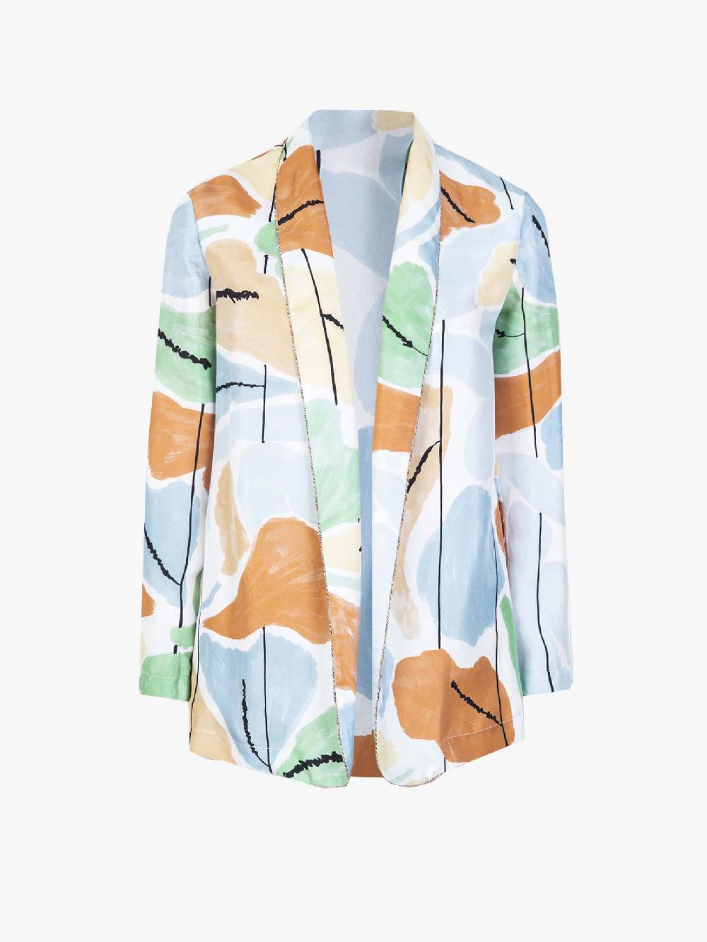 ALYSI Giacca Eden donna in seta multicolor Offerte stagionali