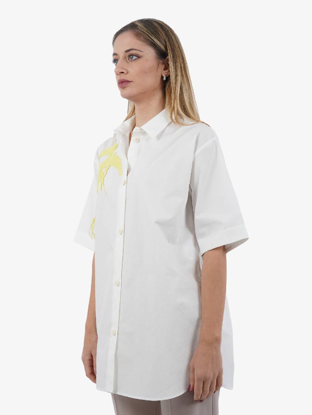 ALYSI Camicia Shirt&Co Fly donna bianca Offerte speciali