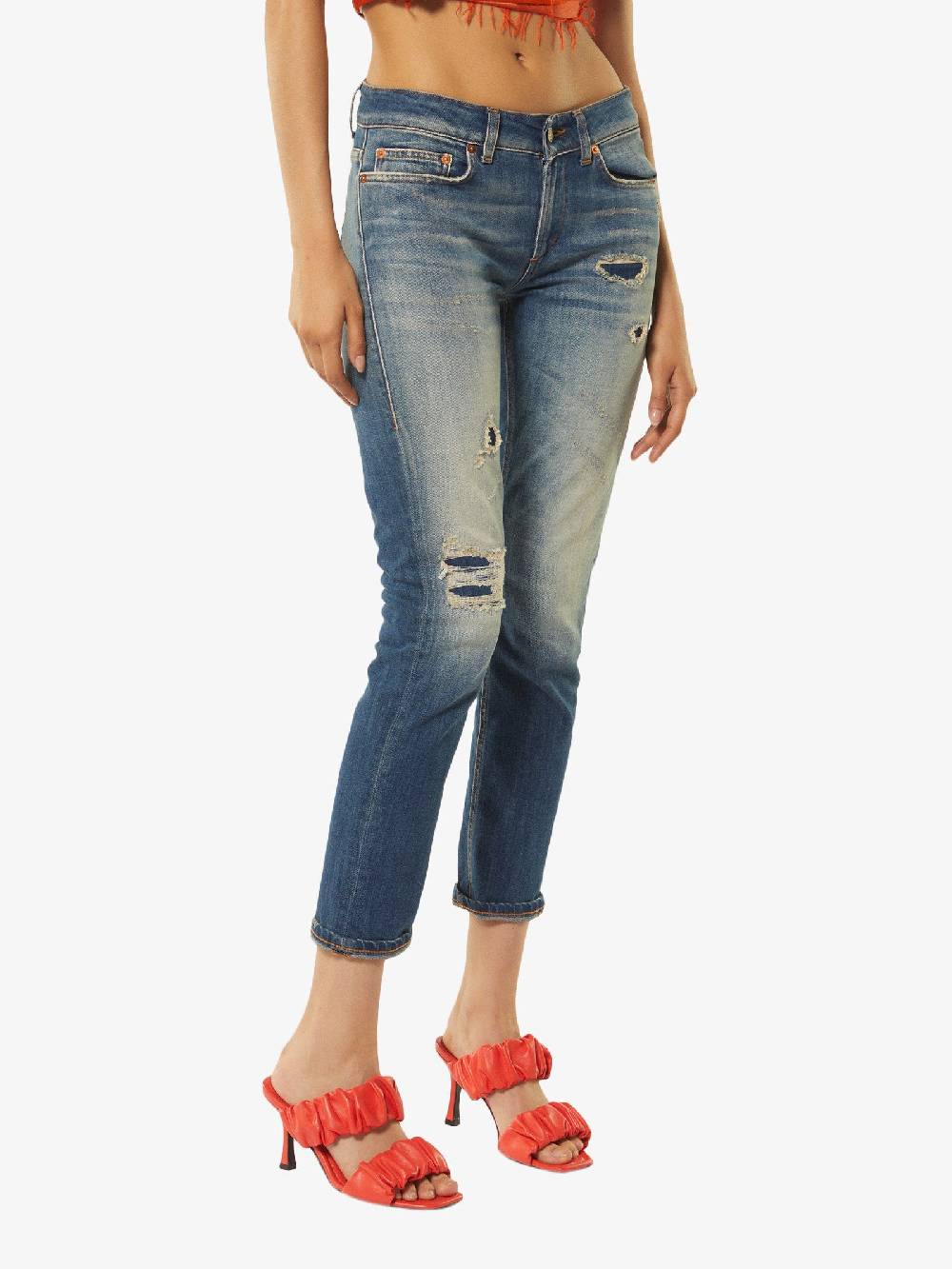 DONDUP Jeans Monroe donna blu Prezzo basso