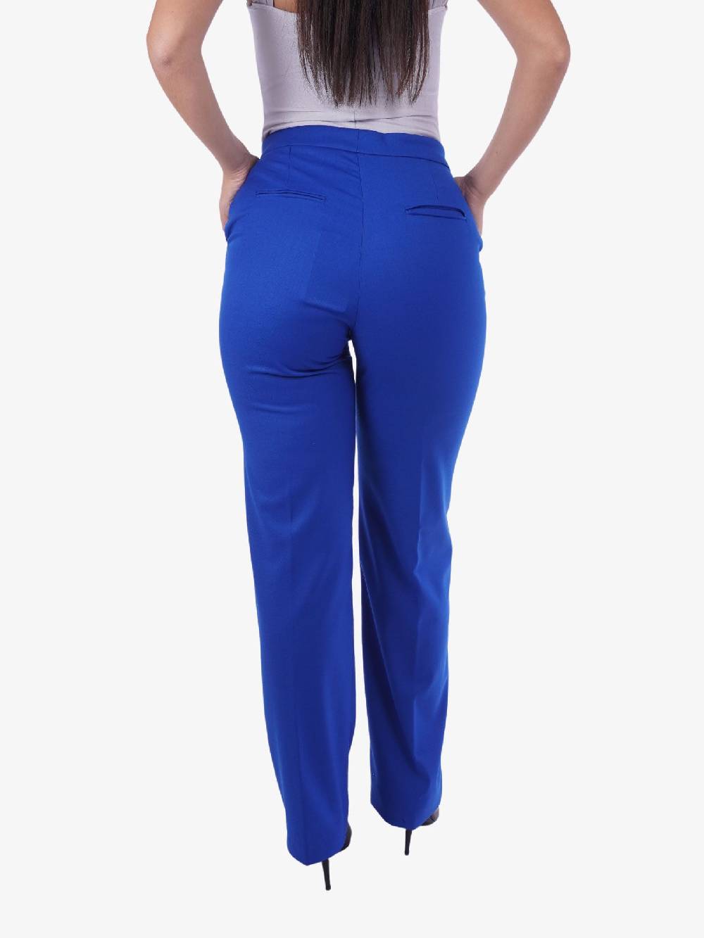 JIJIL Pantalone a vita alta donna blu Super Saving Price