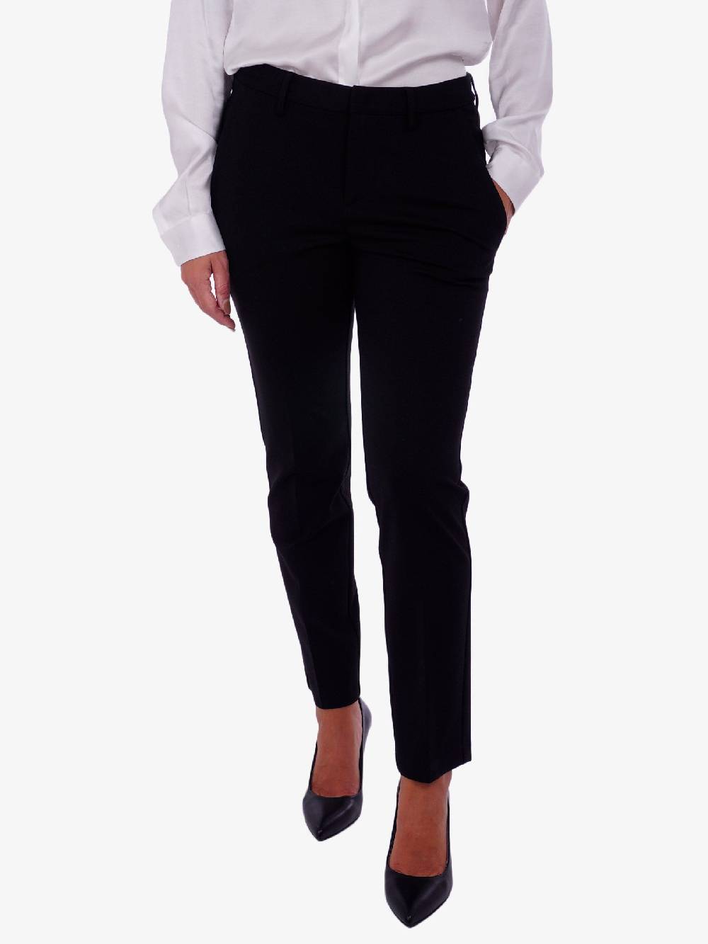 MERCI Pantalone a vita media donna nero Offerta settimanale