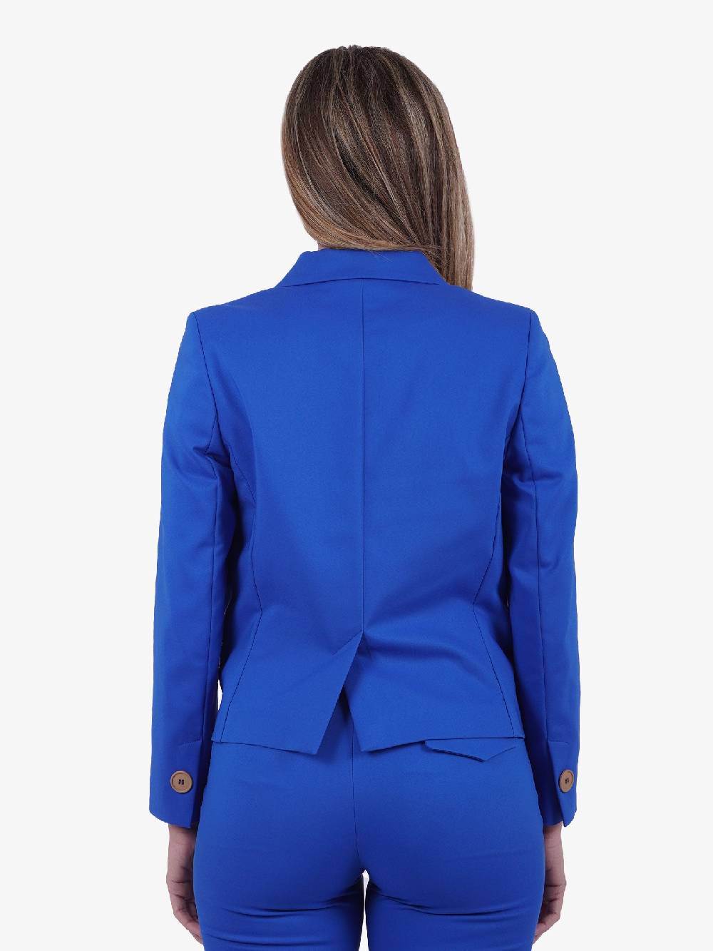 MERCI Giacca donna in cotone blu oceano Promozione temporanea