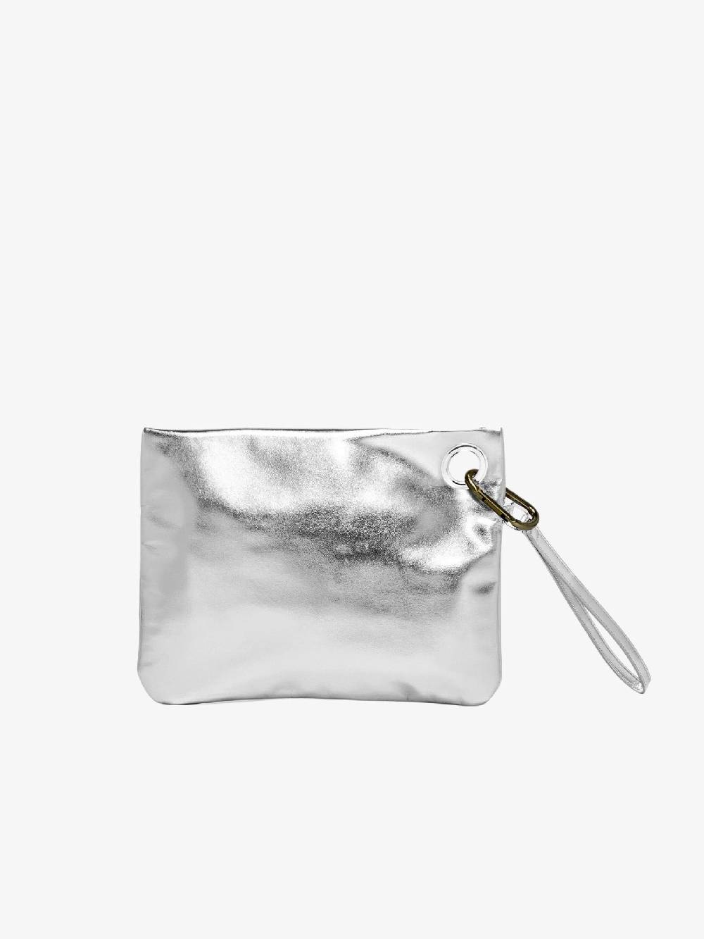 SUNDEK Pochette clutch donna argento Sostegno trimestrale