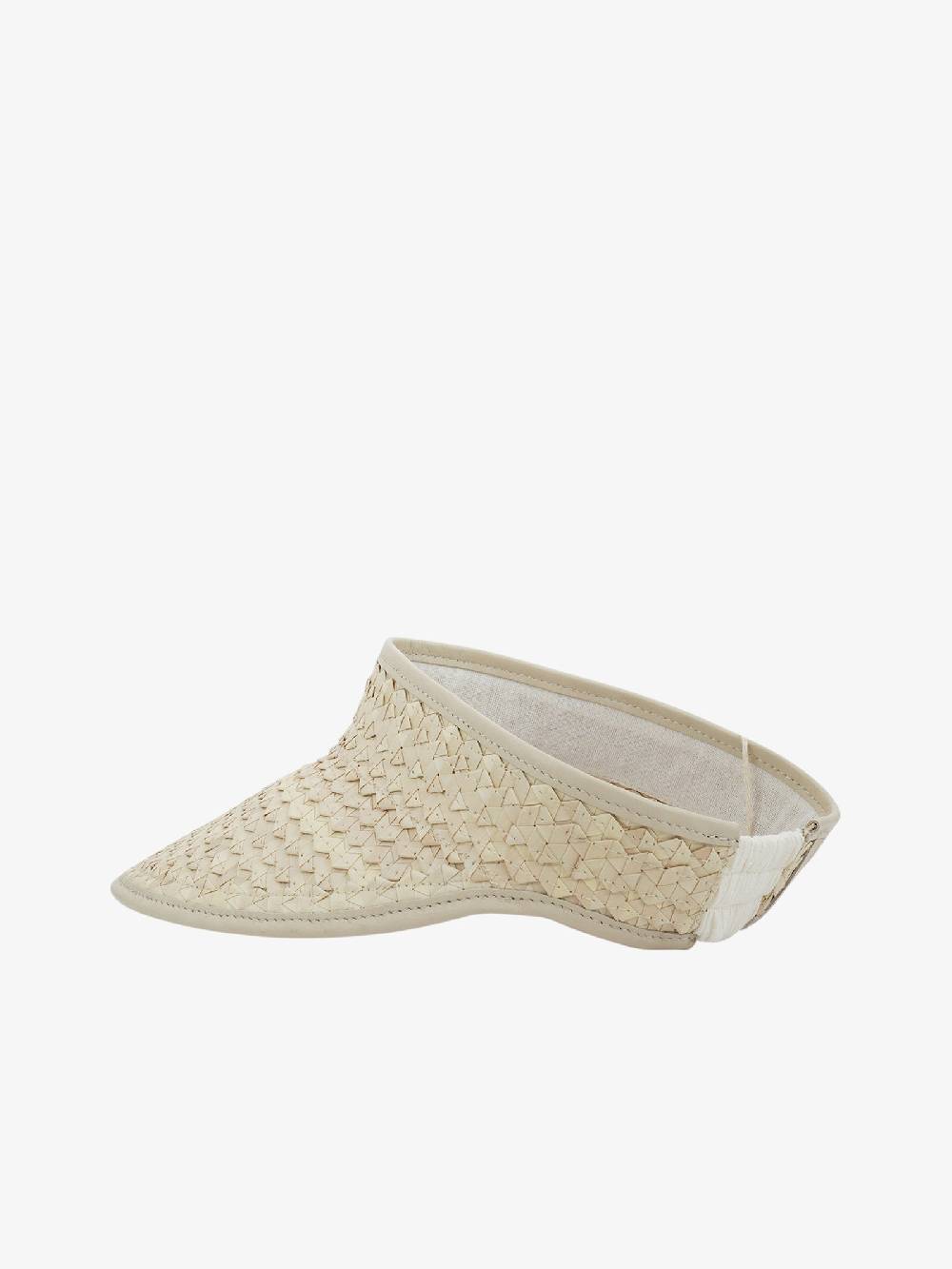RARO Cappello VISIEVA donna pelle beige Italia