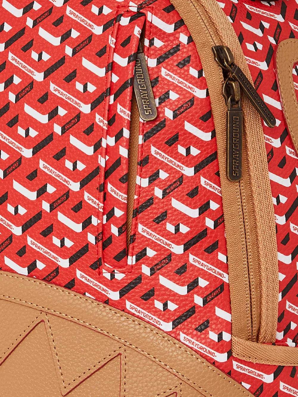 SPRAYGROUND Zaino 3DSG 910B5432NSZ rosso Affare Del Giorno