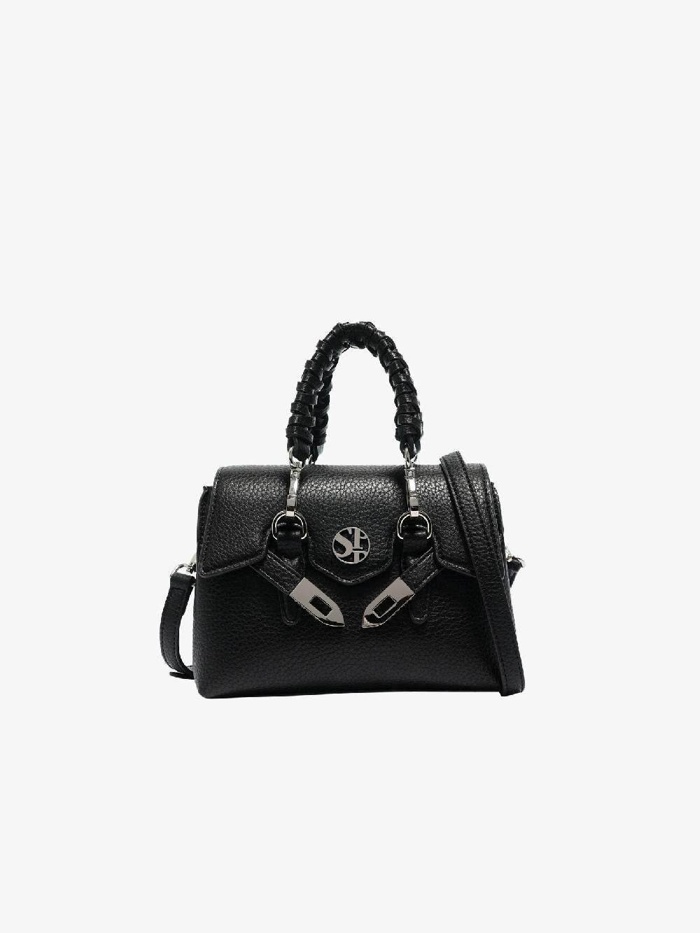 SECRET PON PON Borsa a spalla QUINY XSMALL donna nero Negozio online di fabbrica