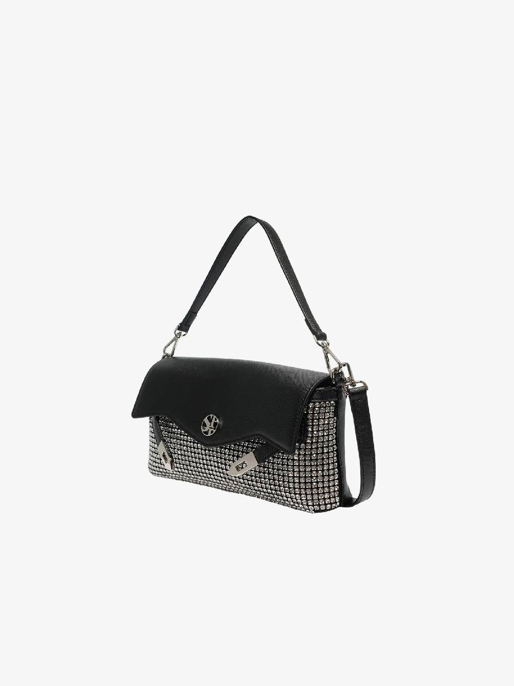 SECRET PON PON Borsa a spalla QUINY TWINKLE CLUTCH donna nero Comprare a buon mercato