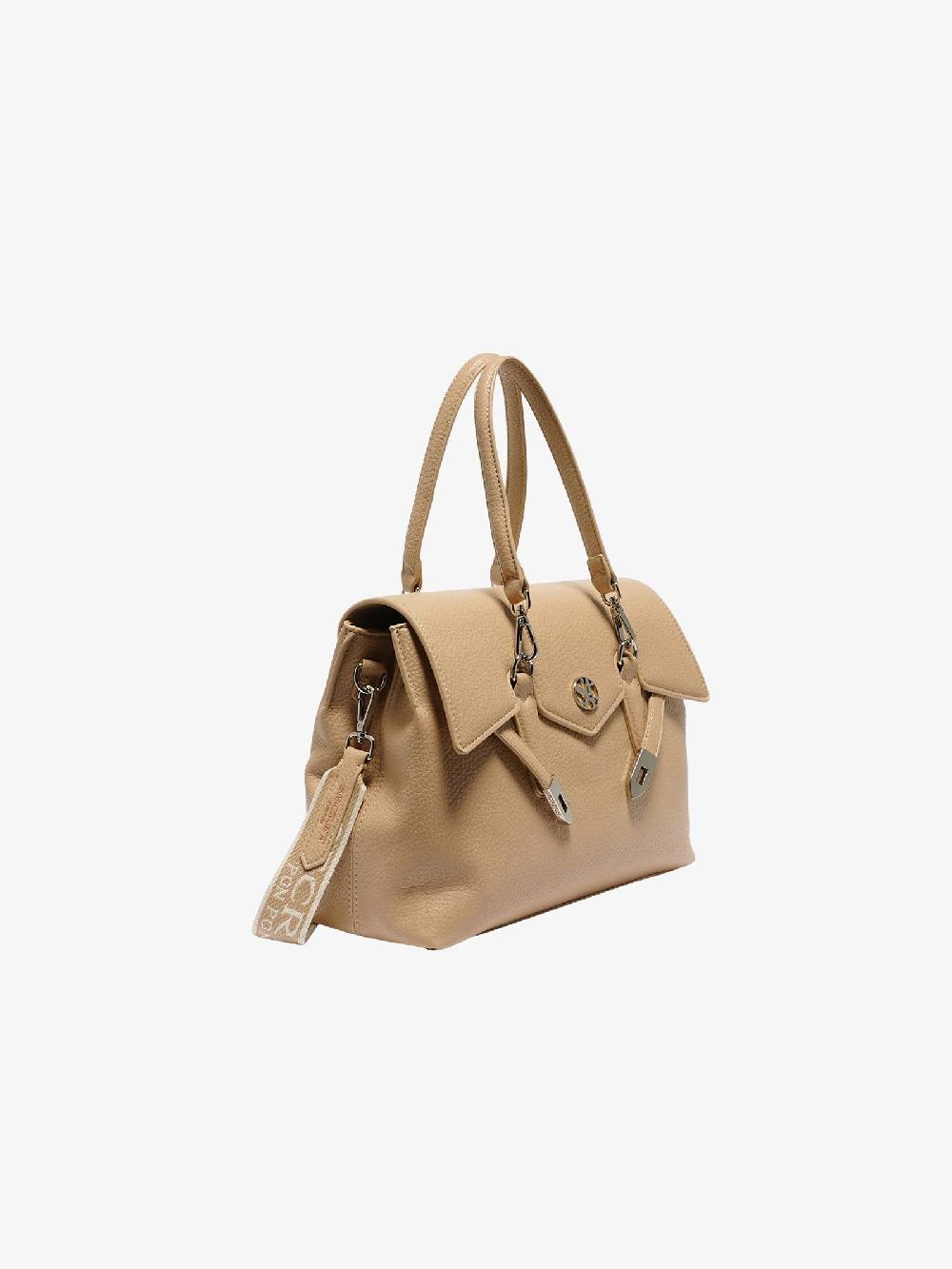 SECRET PON PON Borsa a mano QUINY MEDIUM donna beige Fornitura limitata