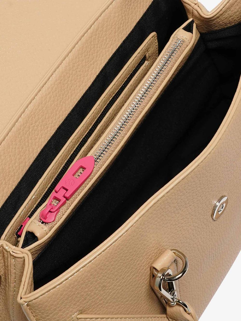 SECRET PON PON Borsa a mano QUINY MEDIUM donna beige Fornitura limitata