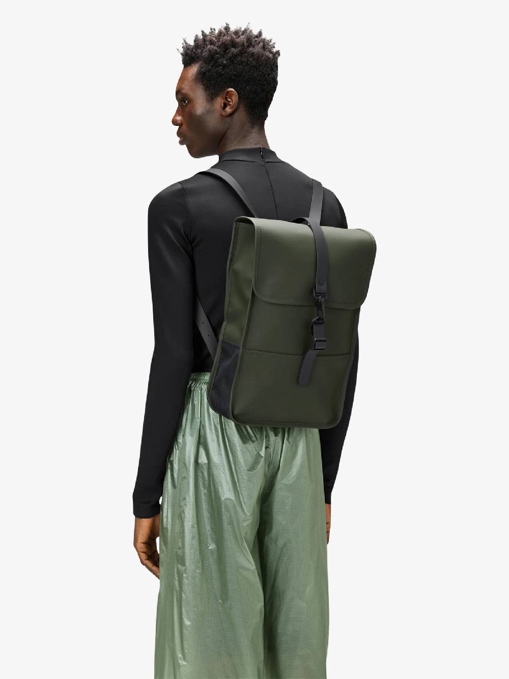 RAINS Zaino Mini W3 13020 verde Vendita calda