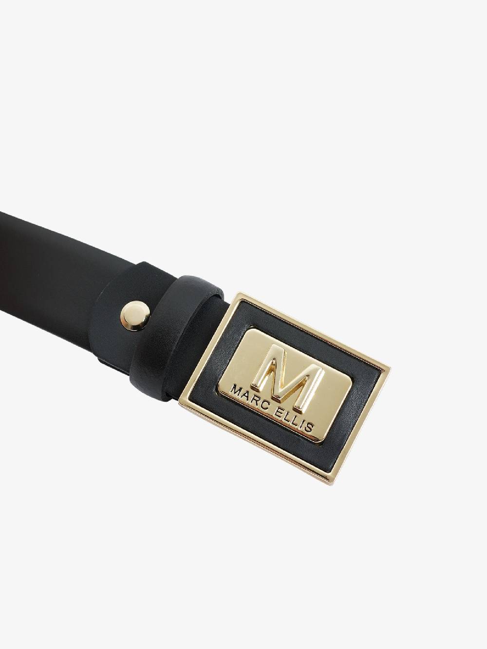 MARC ELLIS Cinture ME BELT-93 donna in pelle nero Latest fashion
