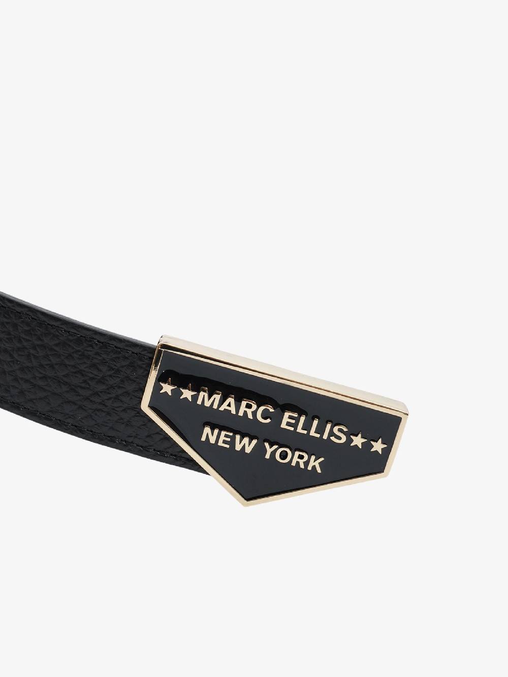 MARC ELLIS Cinture ME BELT-84 donna in pelle nero Offerta temporanea