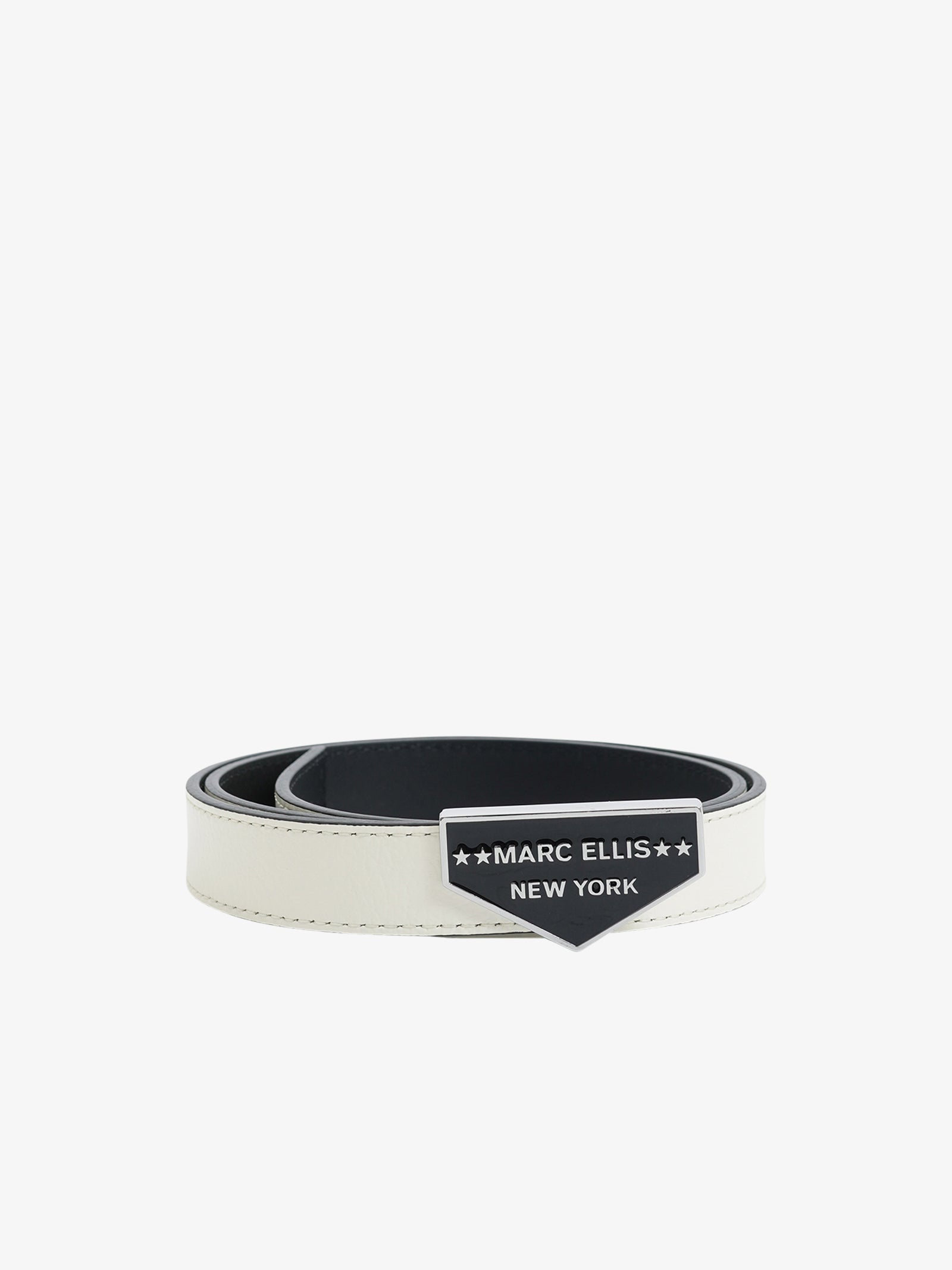 MARC ELLIS Cinture ME BELT-84 donna in pelle panna