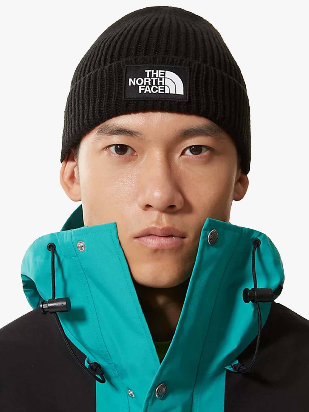 THE NORTH FACE Berretto con risvolto e riquadro con logo TNF Rilascio limitato