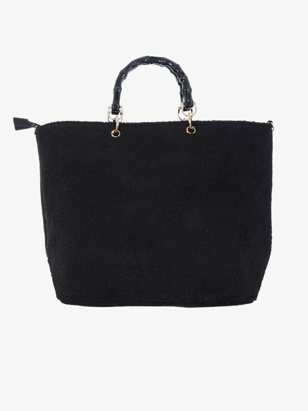 MARC ELLIS Borsa a mano Bambù Bear L donna nera con corda Latest stili