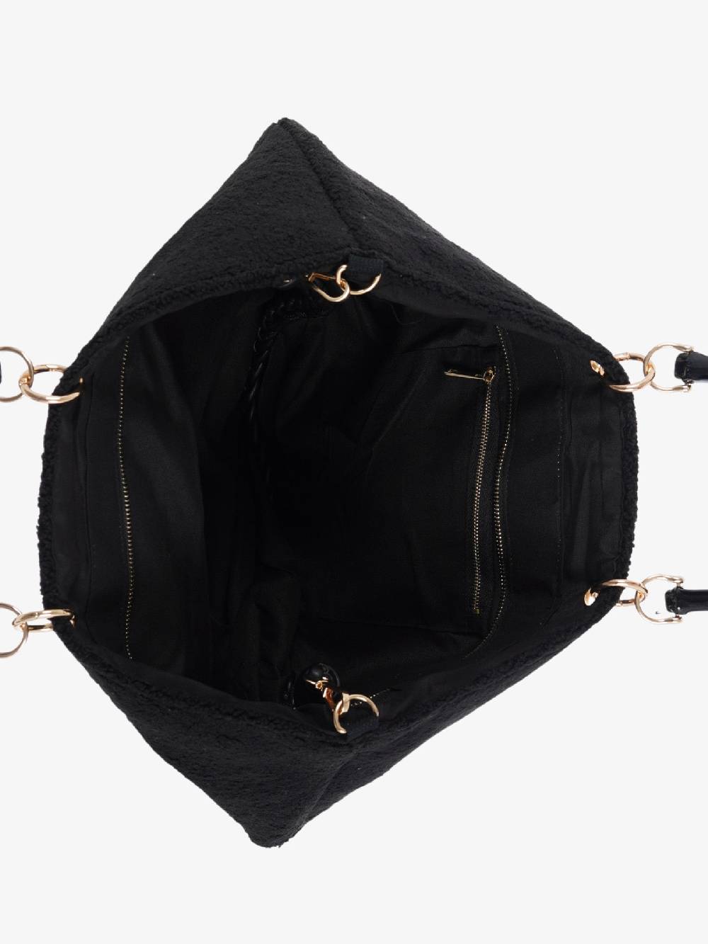 MARC ELLIS Borsa a mano Bambù Bear L donna nera con corda Latest stili