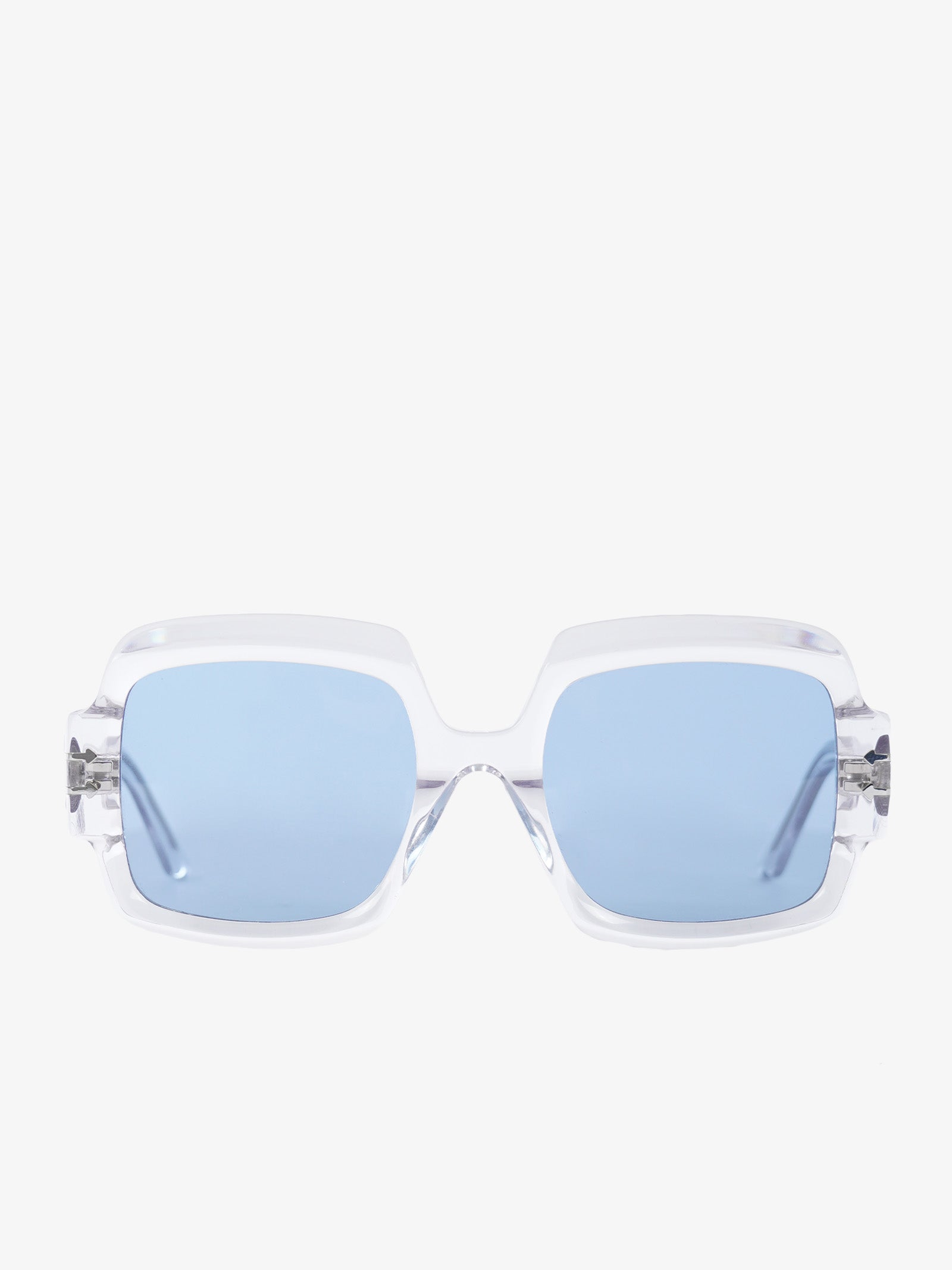 LABE Occhiali da sole unisex in celluloide grigio Super sconto