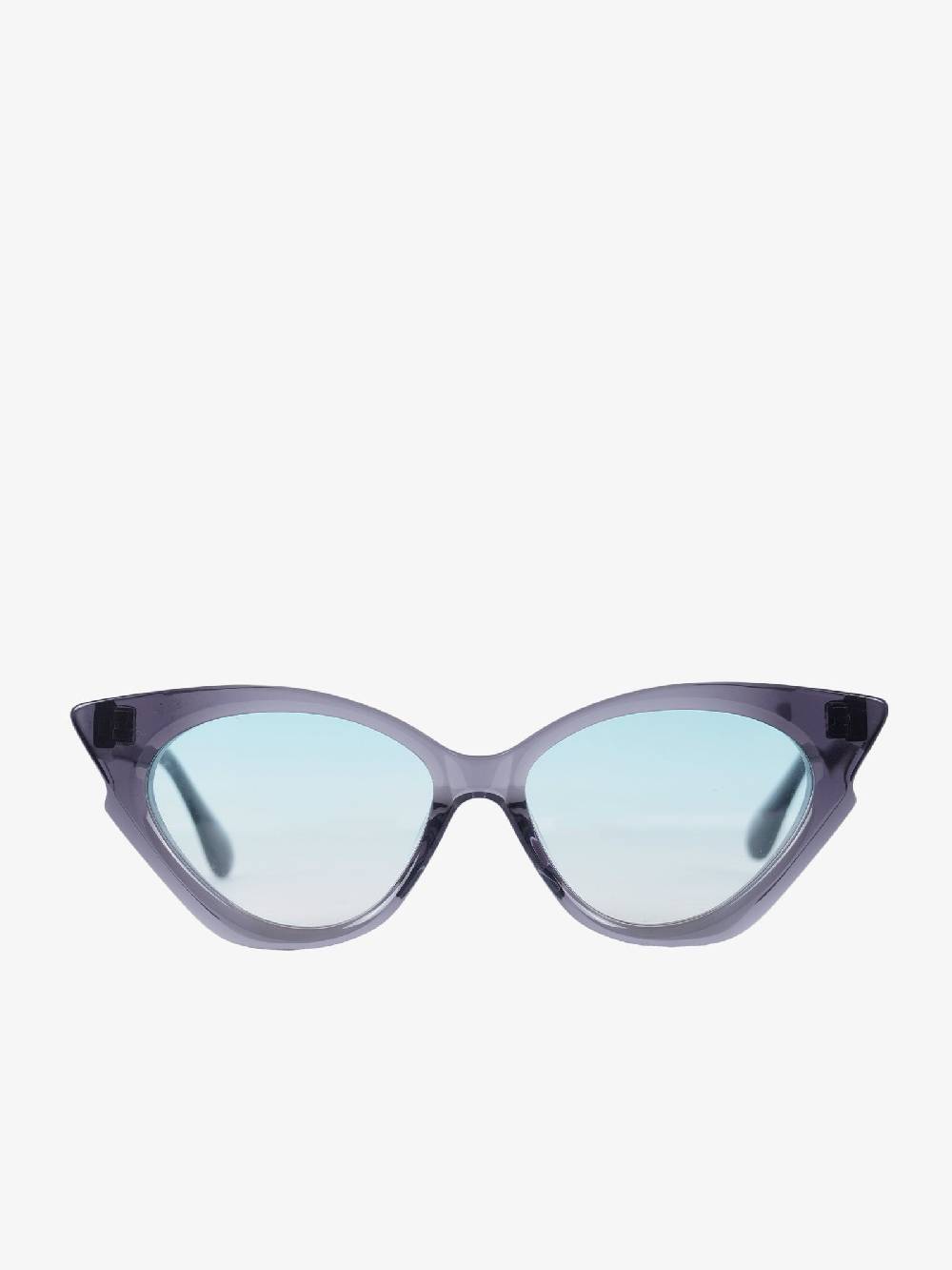 LABE Occhiali da sole in celluloide grigio con design unisex 50% di sconto con spedizione gratuita
