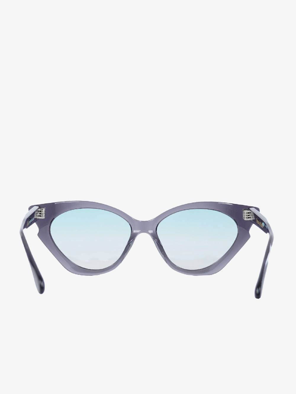 LABE Occhiali da sole in celluloide grigio con design unisex 50% di sconto con spedizione gratuita