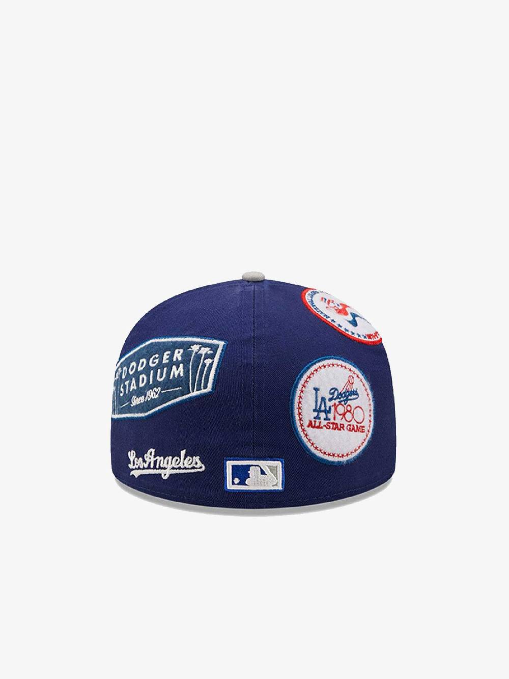 NEW ERA Cappello 59FIFTY Fitted LA Dodgers Cooperstown 60240320 uomo cotone blu 2025