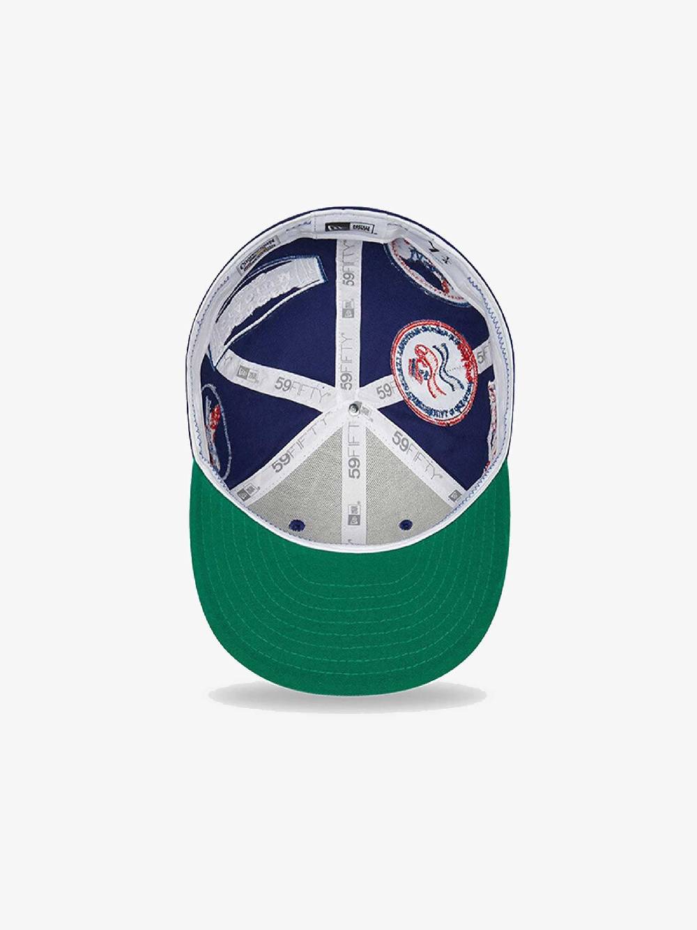 NEW ERA Cappello 59FIFTY Fitted LA Dodgers Cooperstown 60240320 uomo cotone blu 2025