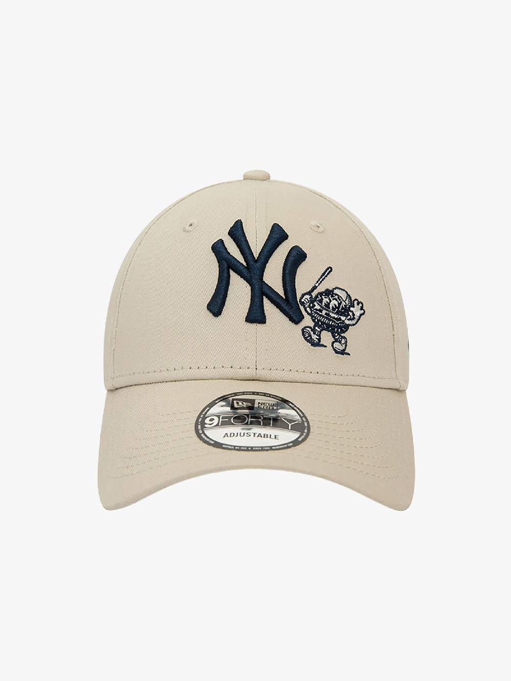 NEW ERA Cappello 9FORTY New York Yankees Food Character 60435122 cotone beige Soddisfazione Garantita