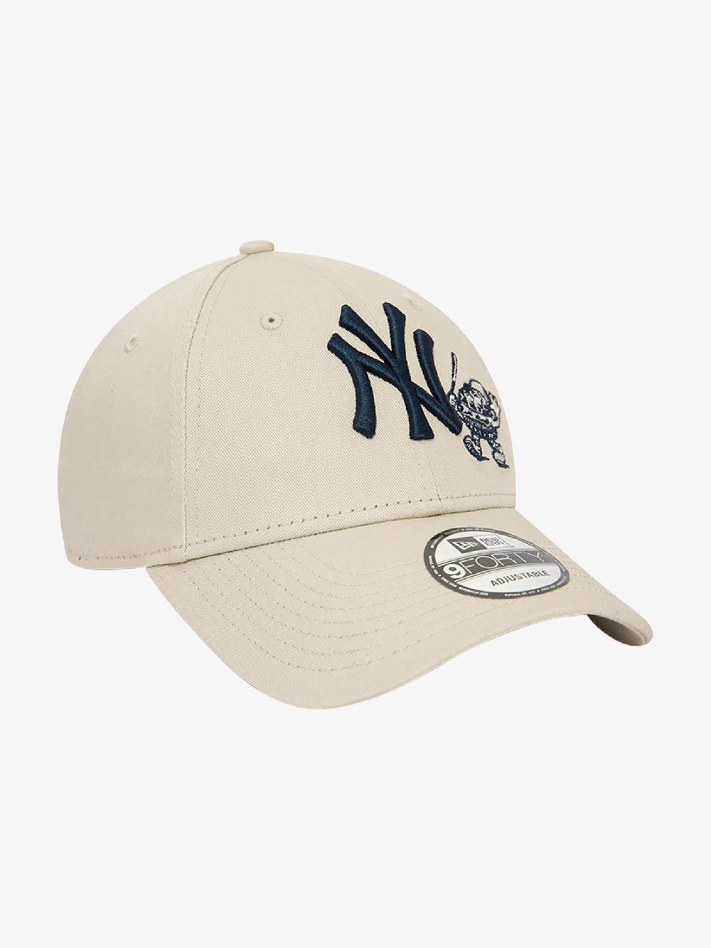NEW ERA Cappello 9FORTY New York Yankees Food Character 60435122 cotone beige Soddisfazione Garantita
