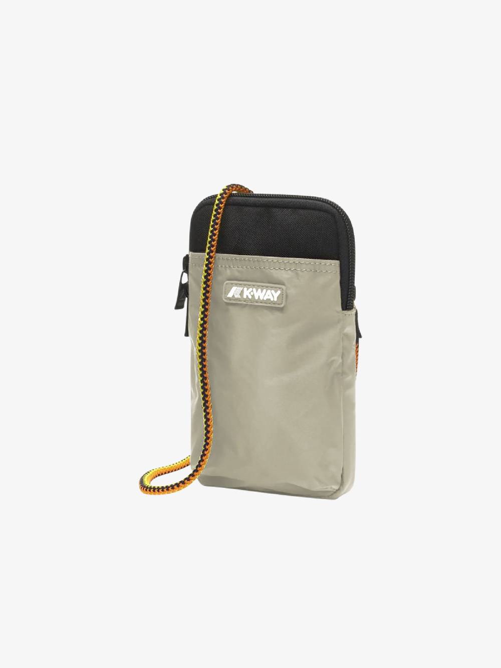 K-WAY Marsupio per cellulare Vitree K3112VW in nylon beige Fino Al -60%