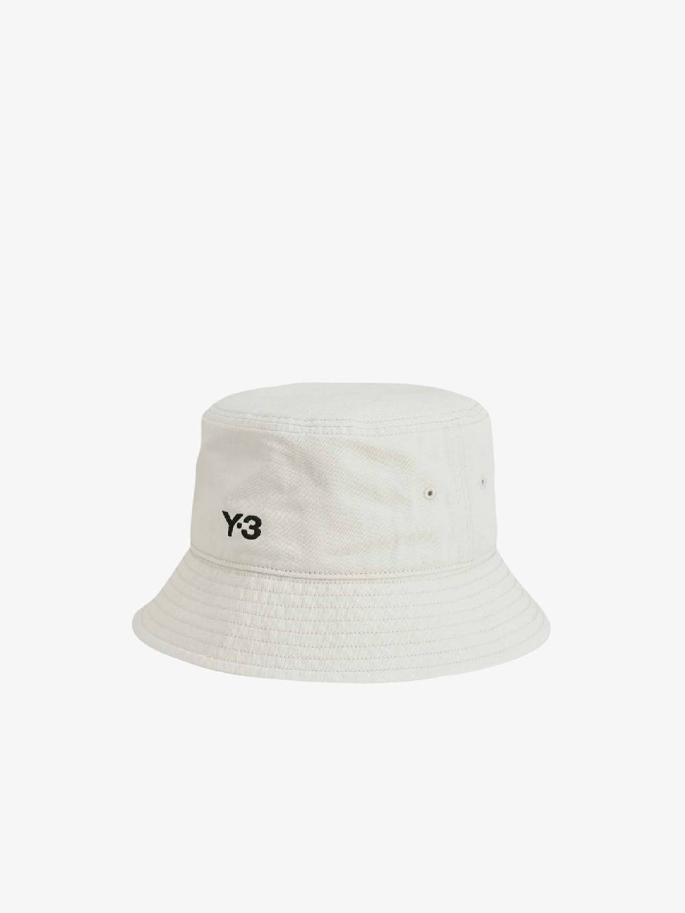 Y-3 Cappello da pescatore IX7001 con logo talco