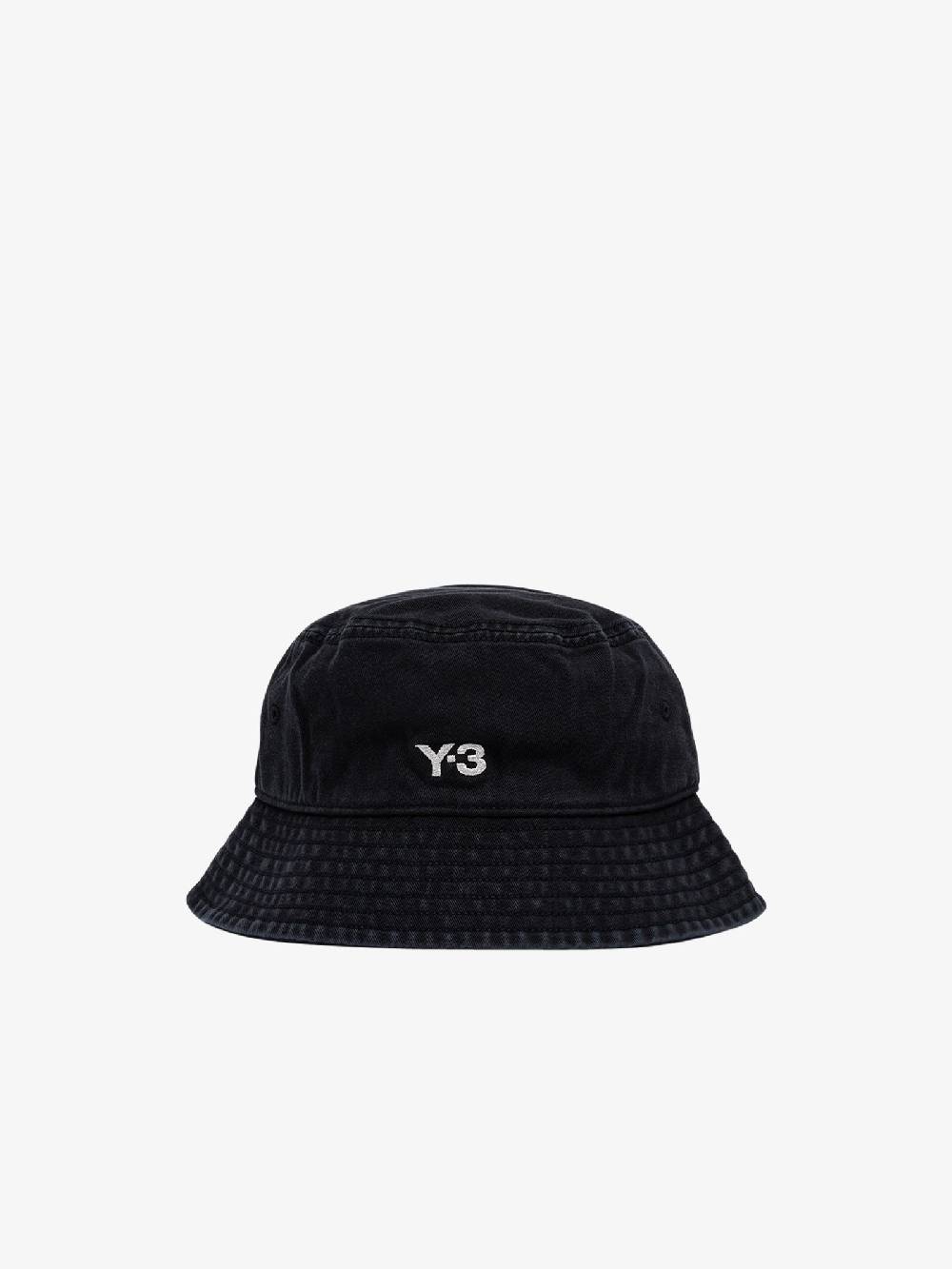 Y-3 Cappello da pescatore IX7000 con logo nero