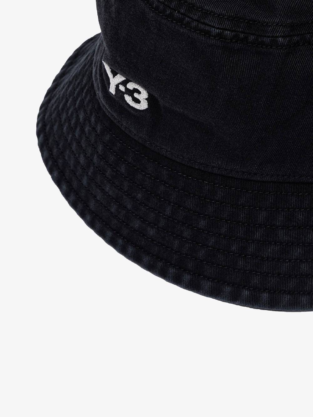 Y-3 Cappello da pescatore IX7000 con logo nero Affare Del Giorno