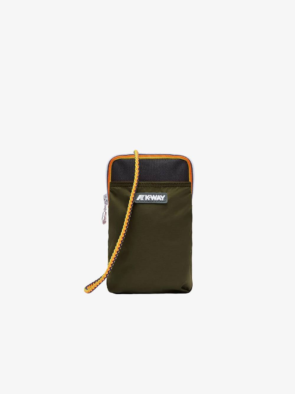 K-WAY Marsupio in Nylon Vitree unisex verde Sottocosto