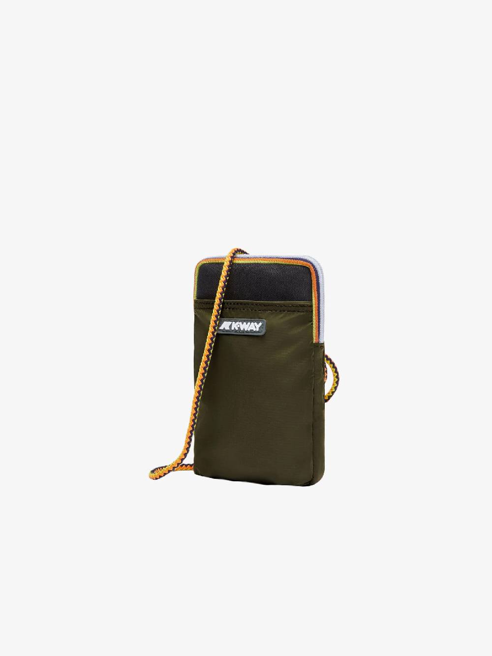 K-WAY Marsupio in Nylon Vitree unisex verde Sottocosto