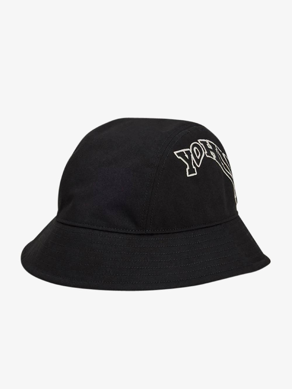 Y-3 Cappello alla pescatora IS5223 con logo nero Online