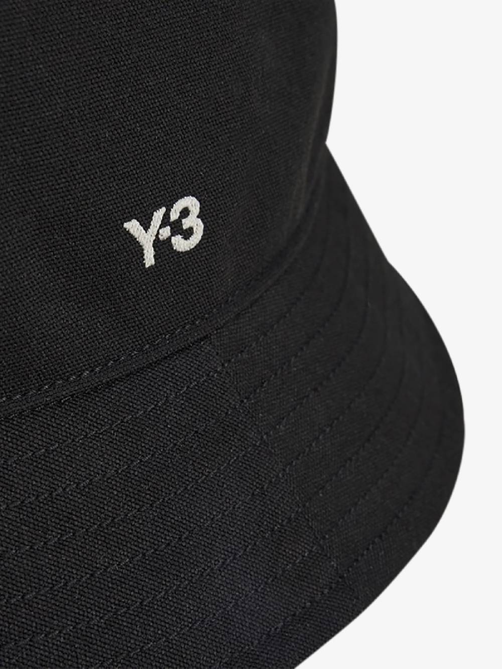 Y-3 Cappello alla pescatora IS5223 con logo nero Online