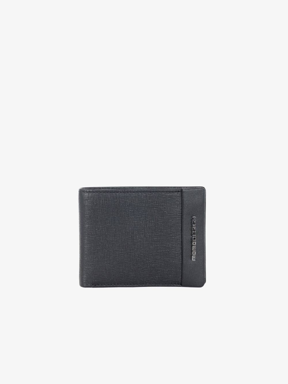 MOMO DESIGN Portafoglio MO-30SA uomo pelle nero