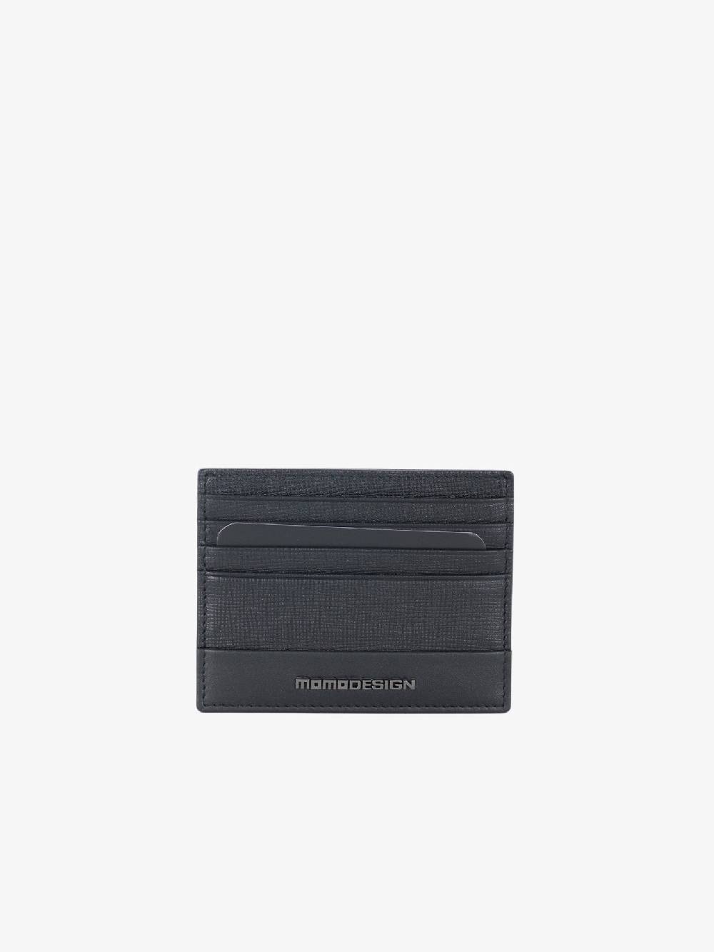 MOMO DESIGN Portacarte MO-25SA uomo in pelle nero
