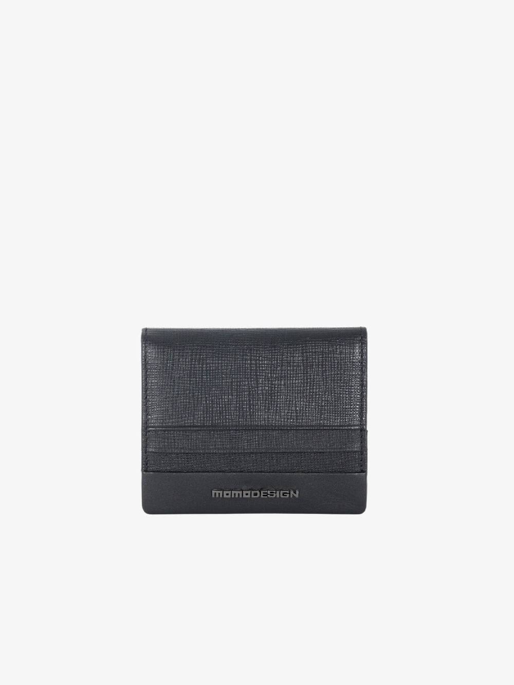 MOMO DESIGN Portacarte MO-18SA uomo in pelle nero Offerta speciale