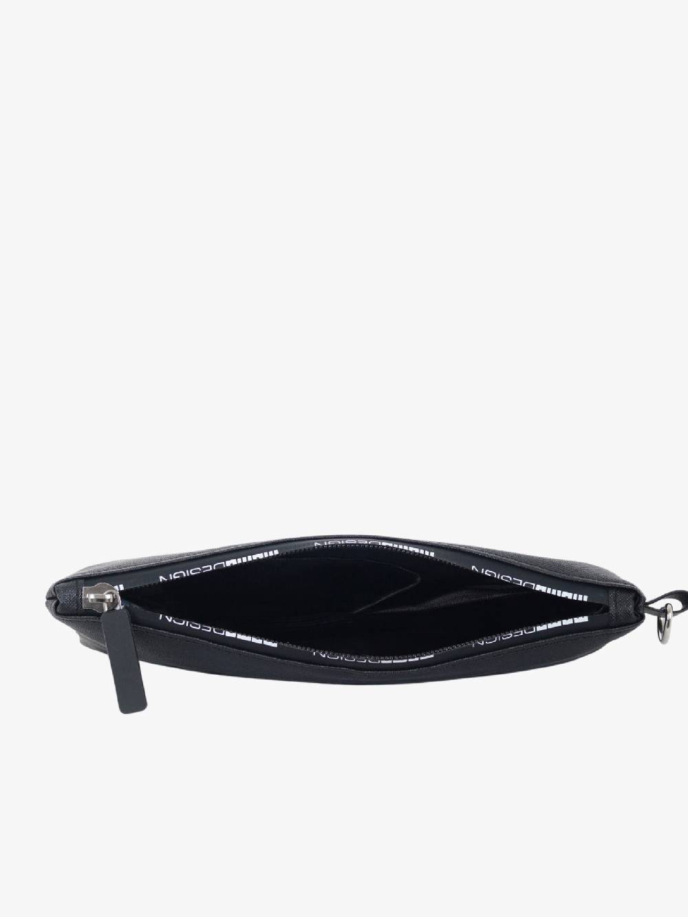 MOMO DESIGN Pochette MO-01SS uomo in saffiano nero Offerta esclusiva