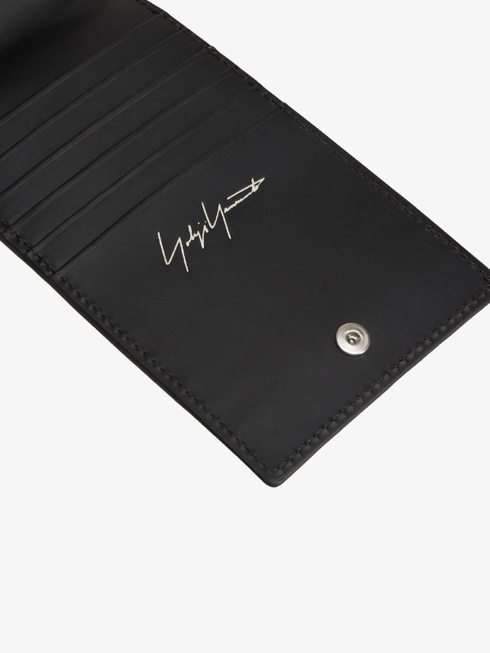 Y-3 Borsello IJ9902 per telefono in vera pelle nero Vendite stagionali