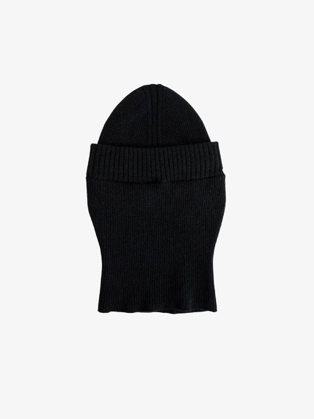 Y-3 Cappello Balaclava IK6881 passamontagna uomo in lana nero Cyber Monday