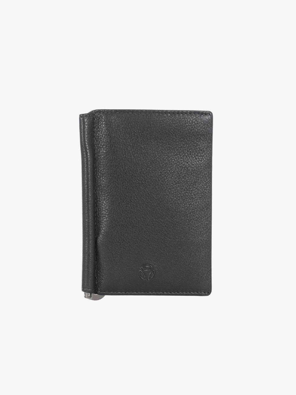 MOMO DESIGN Portafoglio MO-23NA uomo nero in pelle martellata Offerta Giorno del Papà
