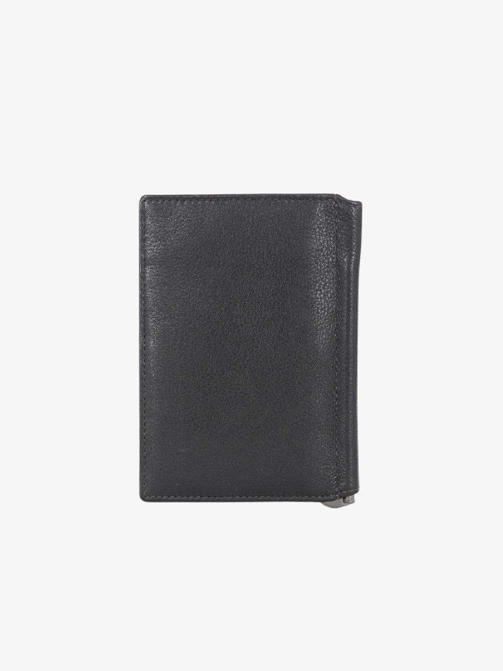 MOMO DESIGN Portafoglio MO-23NA uomo nero in pelle martellata Offerta Giorno del Papà