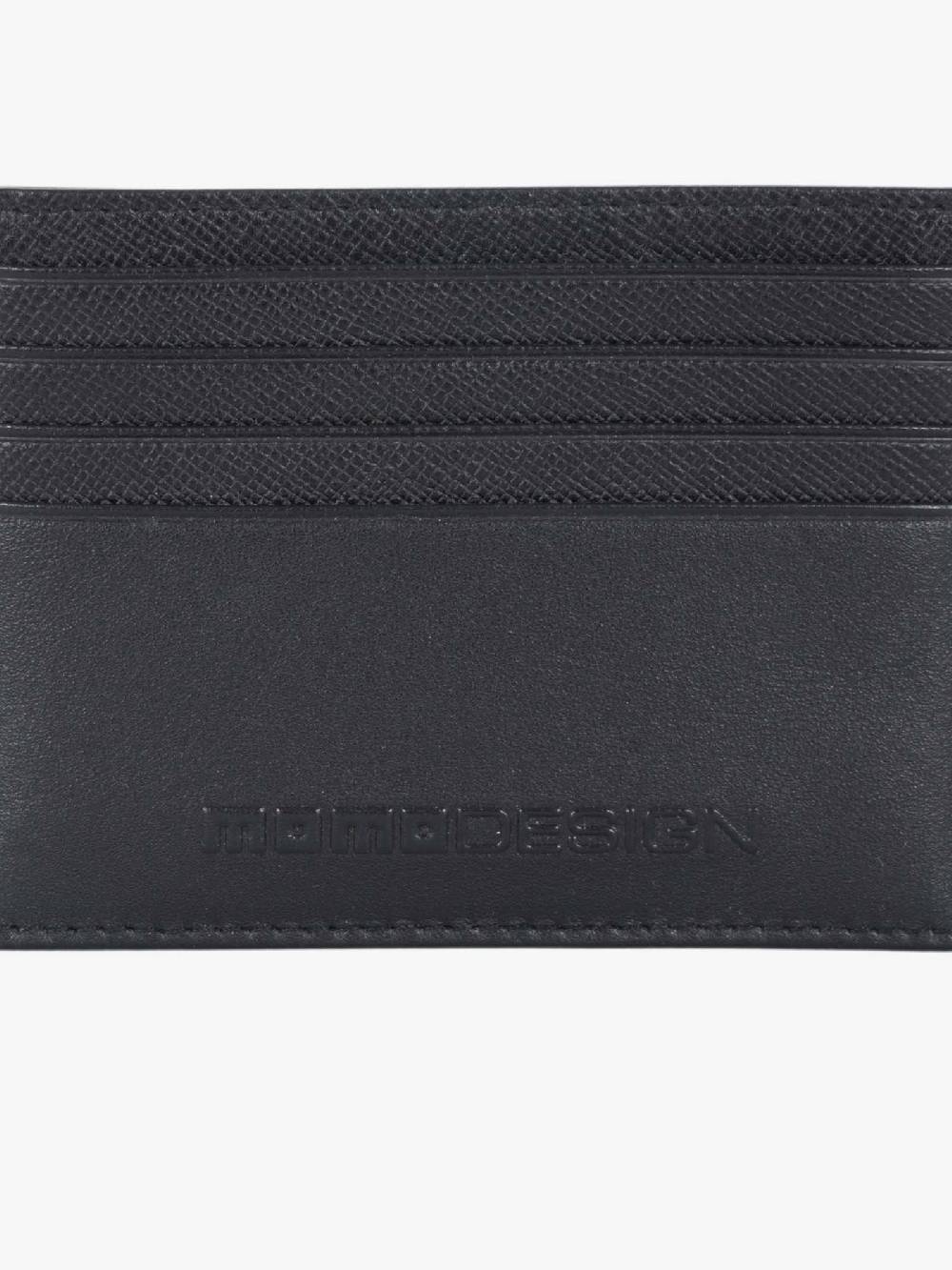 MOMO DESIGN Portafoglio MO-09SA uomo nero in pelle Offerta San Valentino